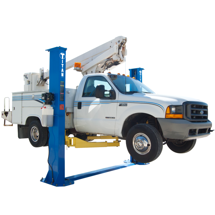Titan 12,000lb 2-Post Floor Plate Style Lift - #HD2P-12000F - Image 2